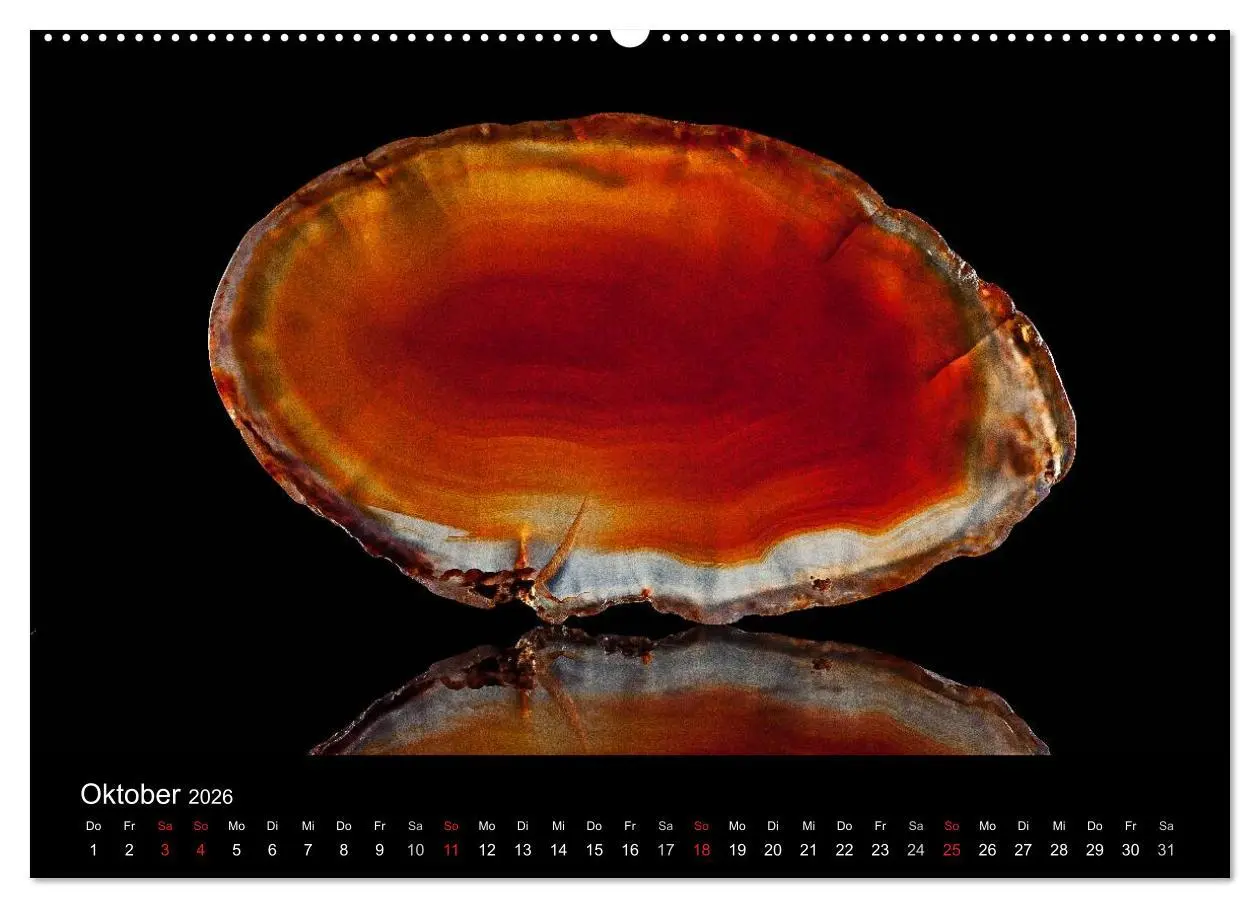 Bild: 9783516084009 | Leuchtende Achate (hochwertiger Premium Wandkalender 2026 DIN A2...