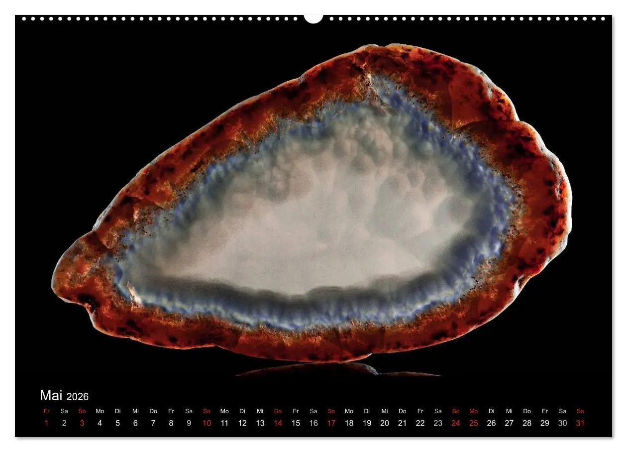 Bild: 9783516084009 | Leuchtende Achate (hochwertiger Premium Wandkalender 2026 DIN A2...