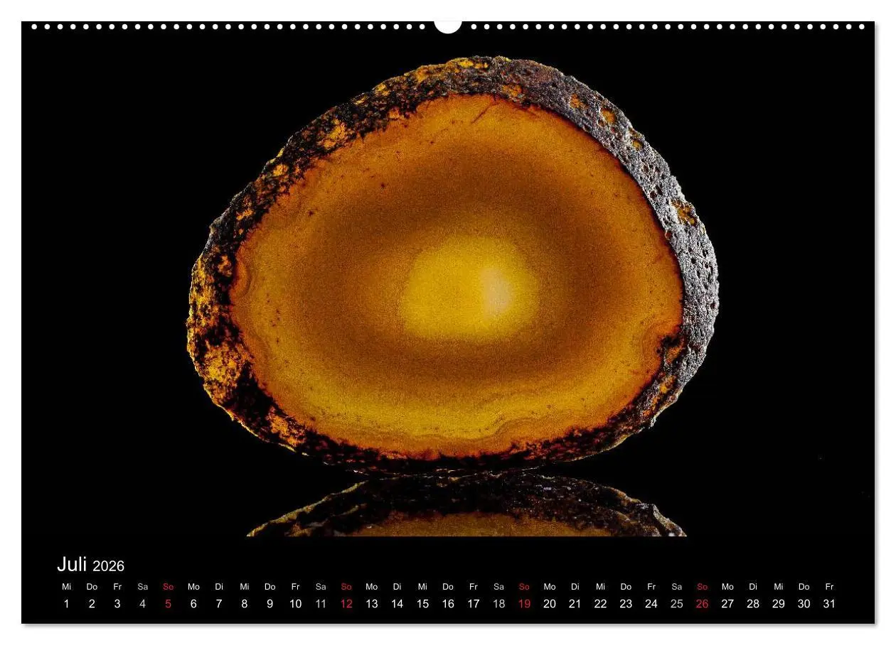 Bild: 9783516084009 | Leuchtende Achate (hochwertiger Premium Wandkalender 2026 DIN A2...