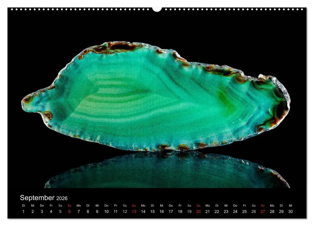 Bild: 9783516084009 | Leuchtende Achate (hochwertiger Premium Wandkalender 2026 DIN A2...