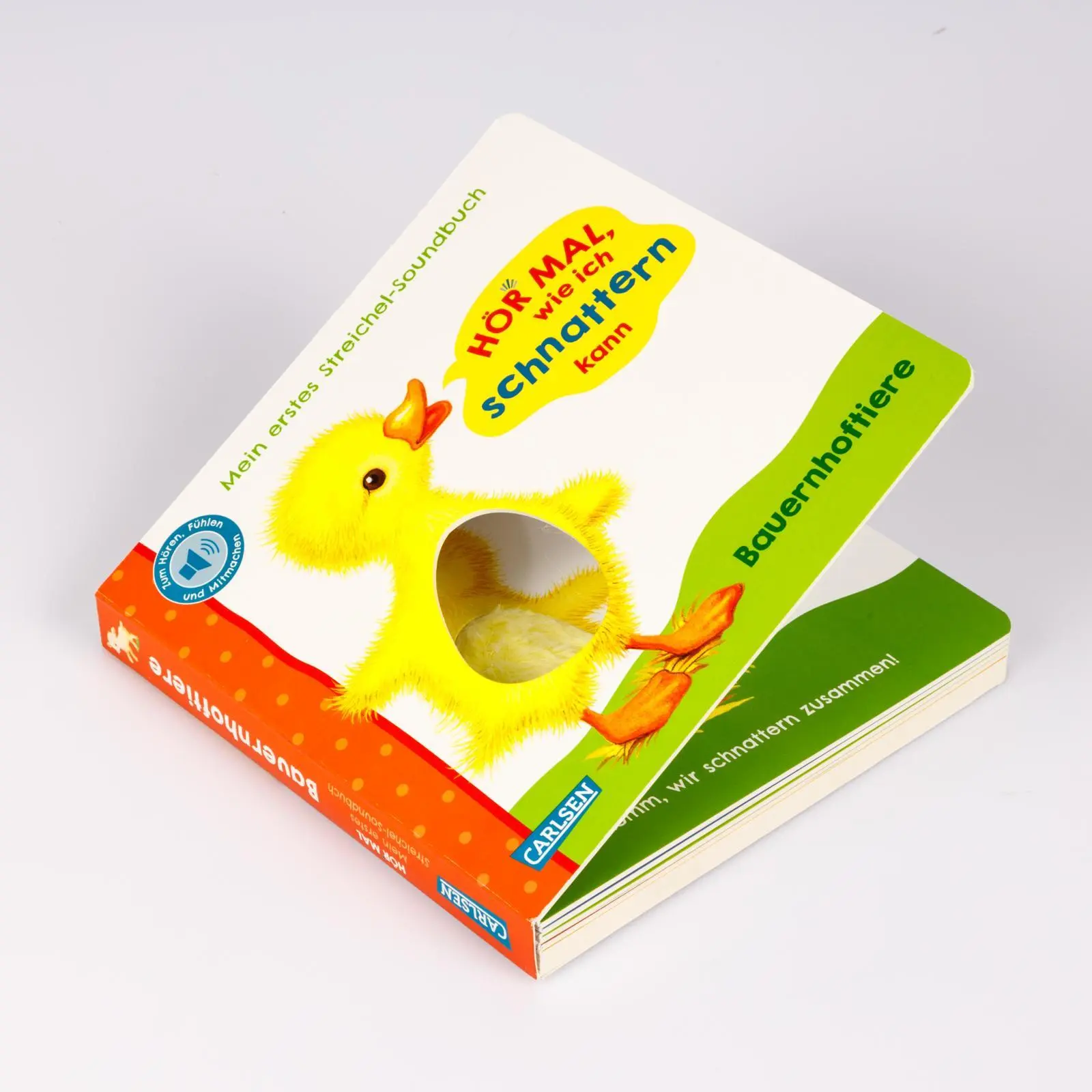 Bild: 9783551254009 | Hör mal, wie ich schnattern kann (Mein erstes Streichel-Soundbuch 1)