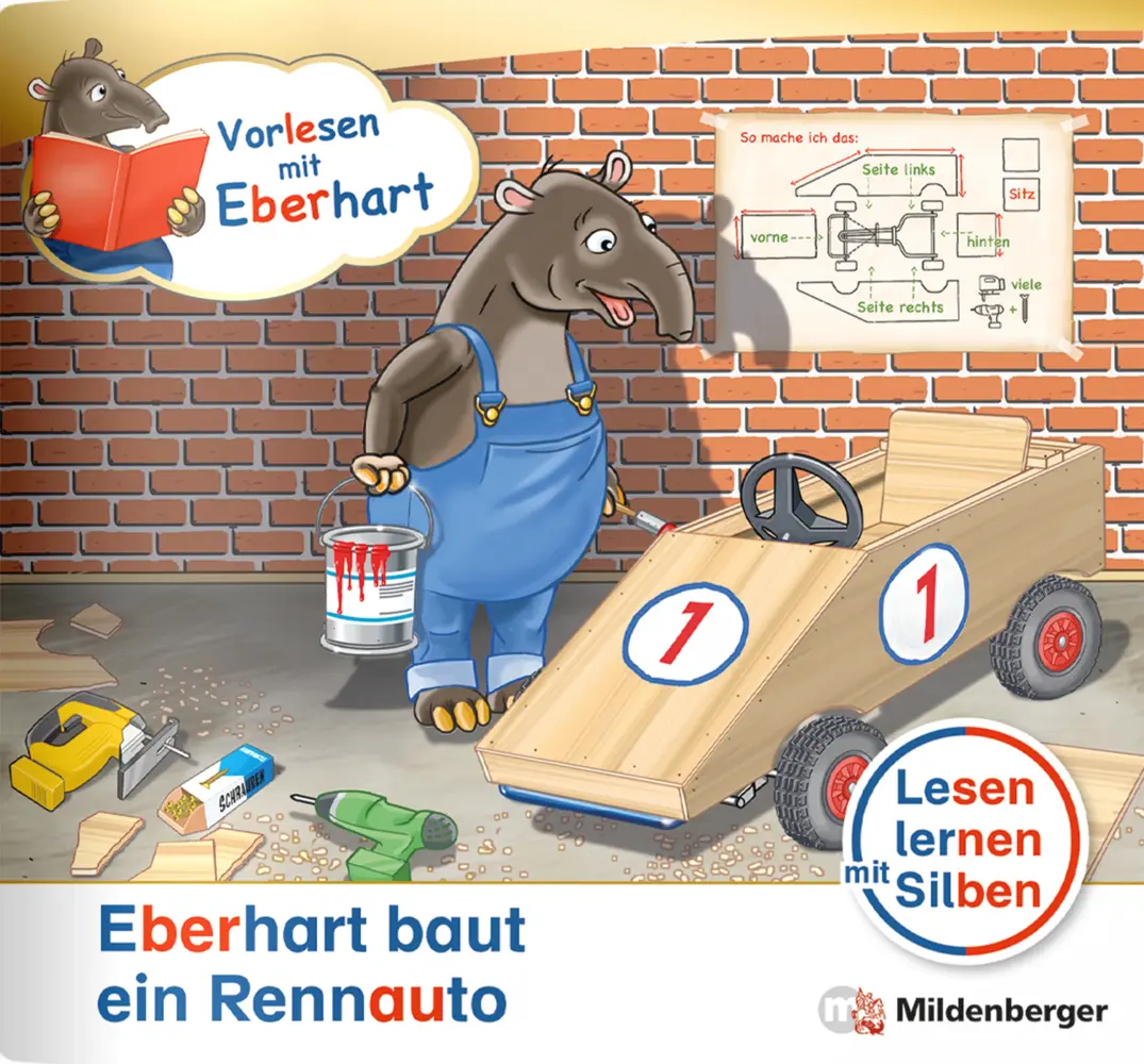 Cover: 9783619044009 | Vorlesen mit Eberhart - Eberhart baut ein Rennauto - Nachbezug...