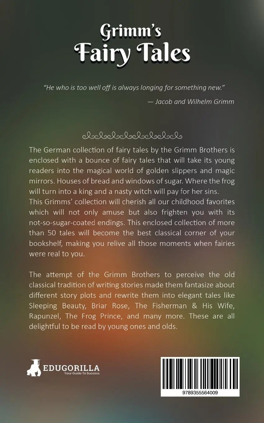 Rückseite: 9789355564009 | Grimms' Fairy Tales | Welcome to the World of Fantasy and Magic | Buch