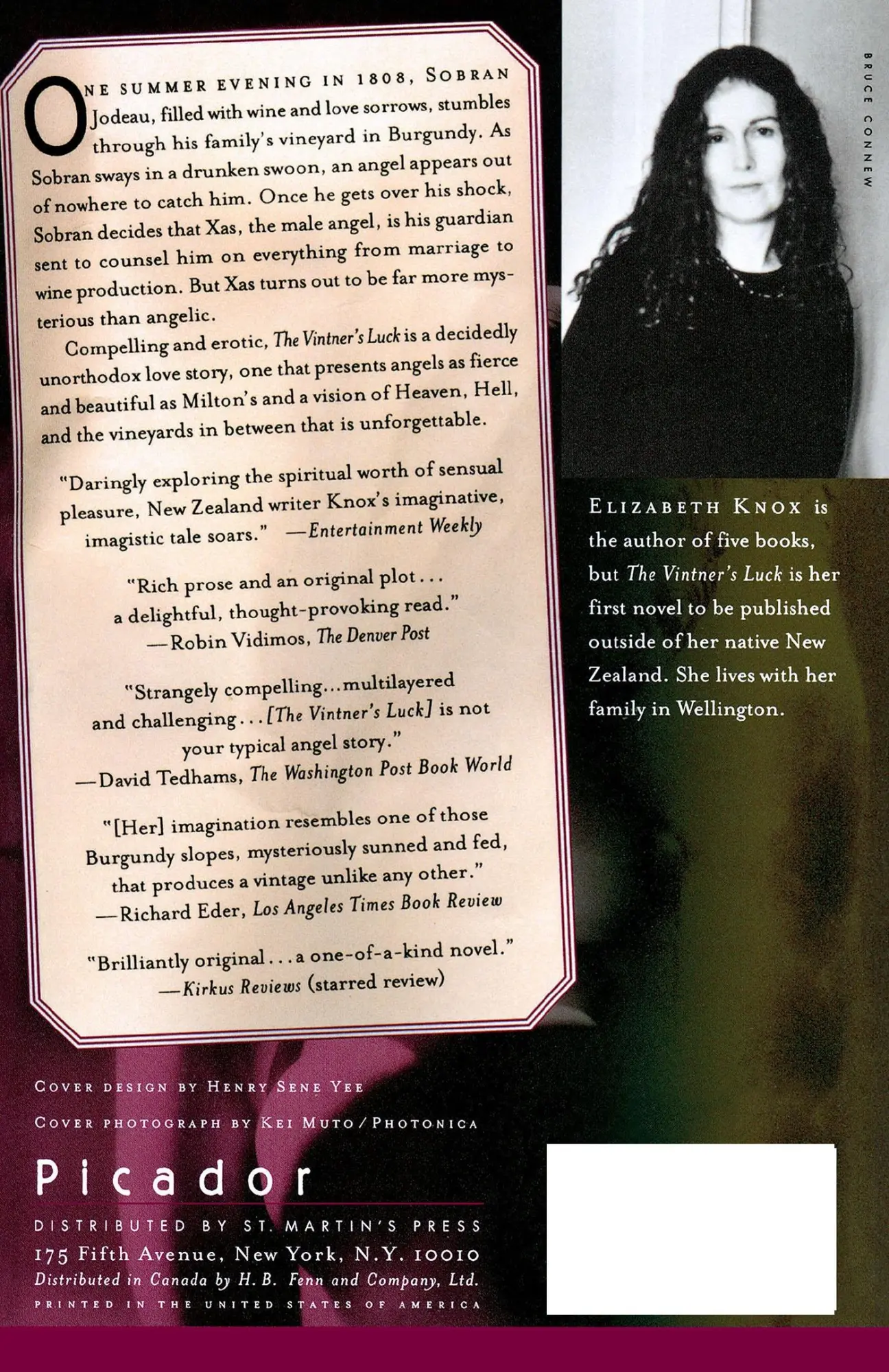 Rückseite: 9780312264109 | The Vintner's Luck | Elizabeth Knox | Taschenbuch | Englisch | 2000