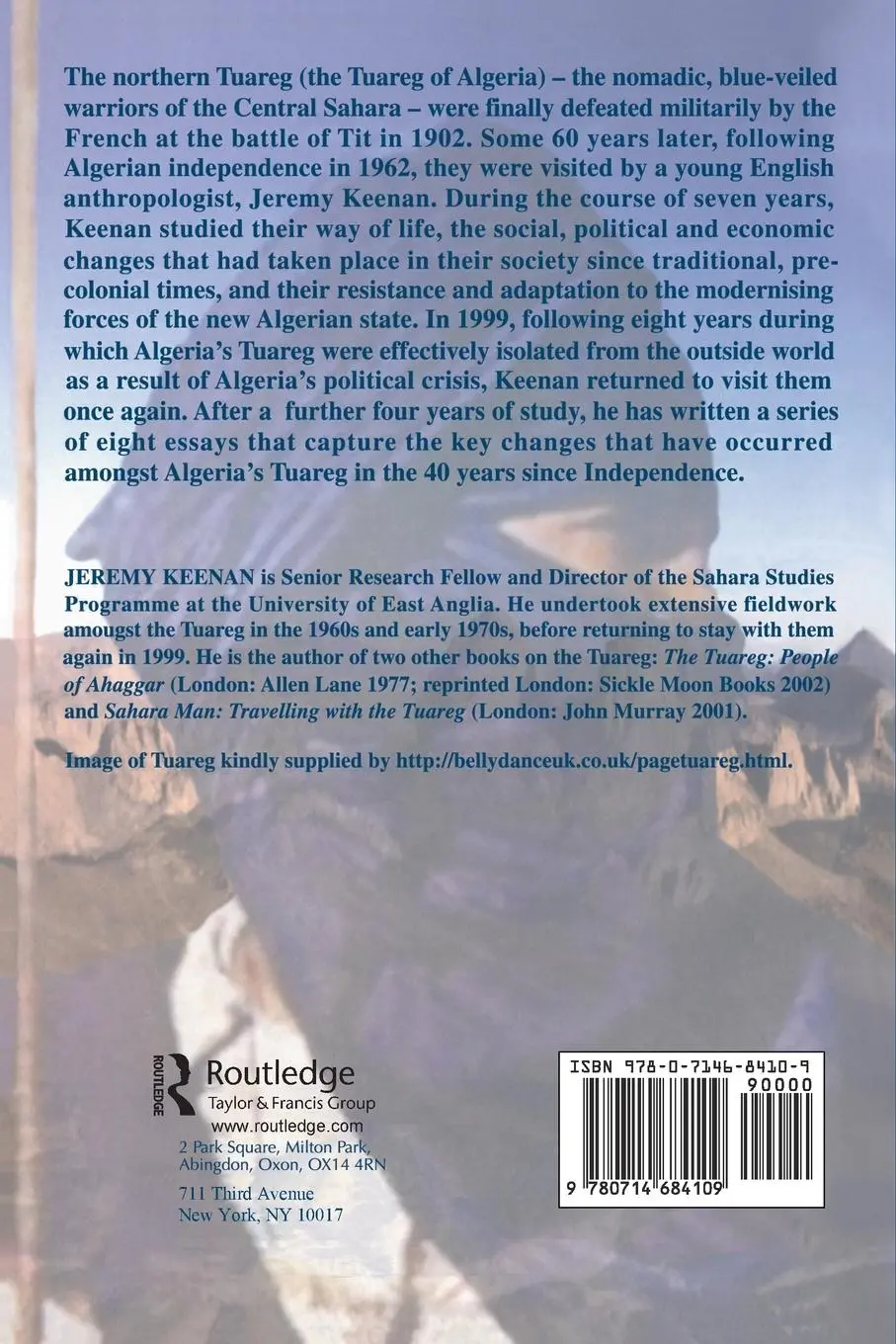 Rückseite: 9780714684109 | The Lesser Gods of the Sahara | Social Change and Indigenous Rights