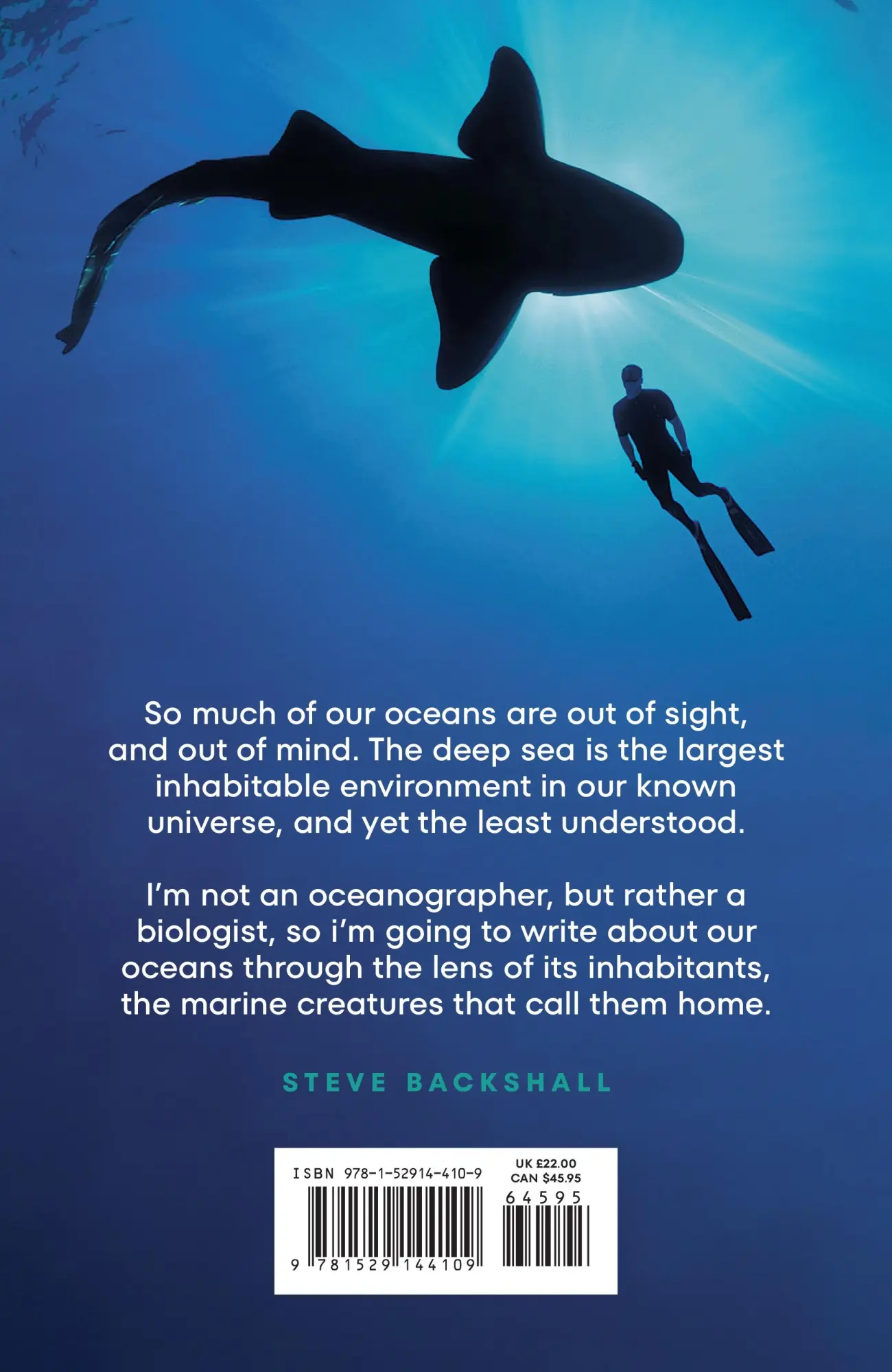 Rückseite: 9781529144109 | Deep Blue | My Ocean Journeys | Steve Backshall | Buch | Gebunden