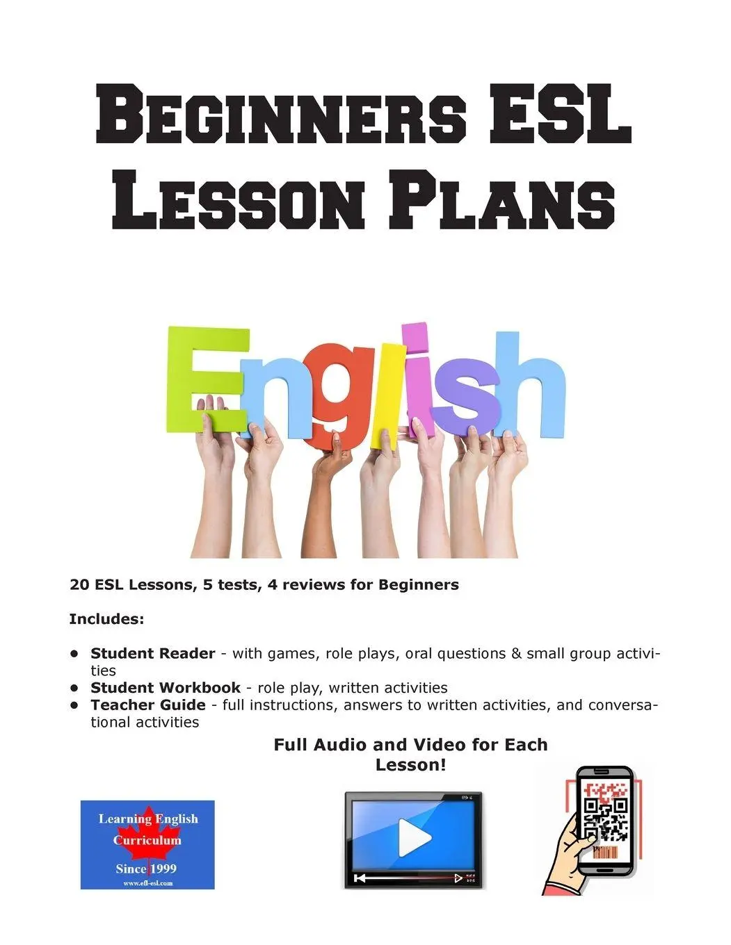 Cover: 9781772454109 | Beginners ESL Lesson Plans | Learning English Curriculum | Taschenbuch