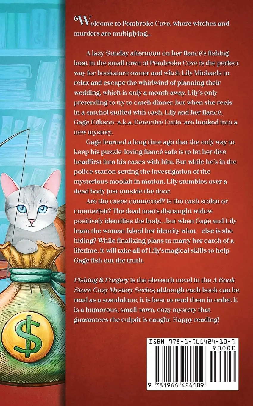Rückseite: 9781966424109 | Fishing &amp; Forgery | A Paranormal Witch Cozy Mystery | Lucinda Race