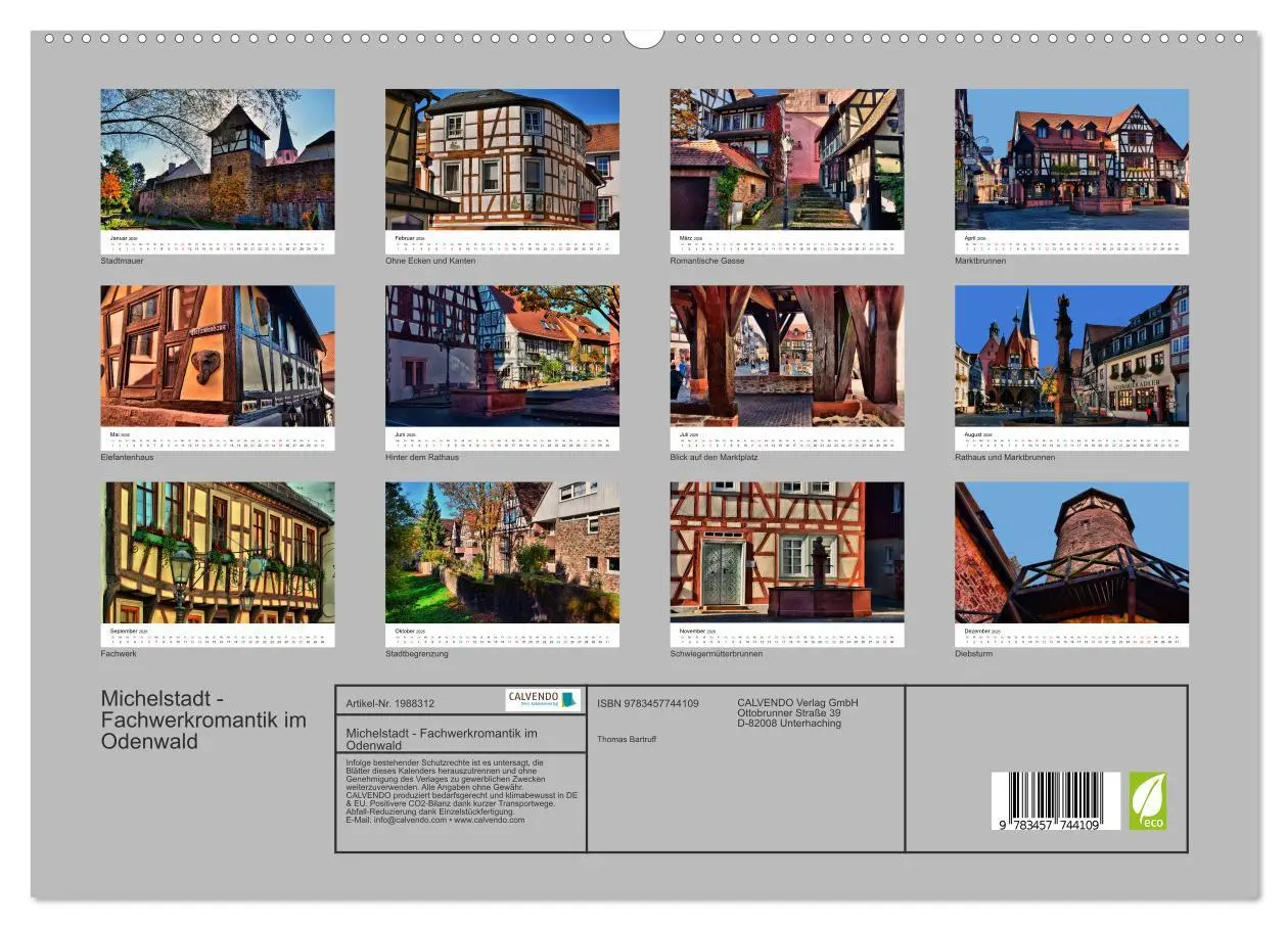 Bild: 9783457744109 | Michelstadt - Fachwerkromantik im Odenwald (hochwertiger Premium...
