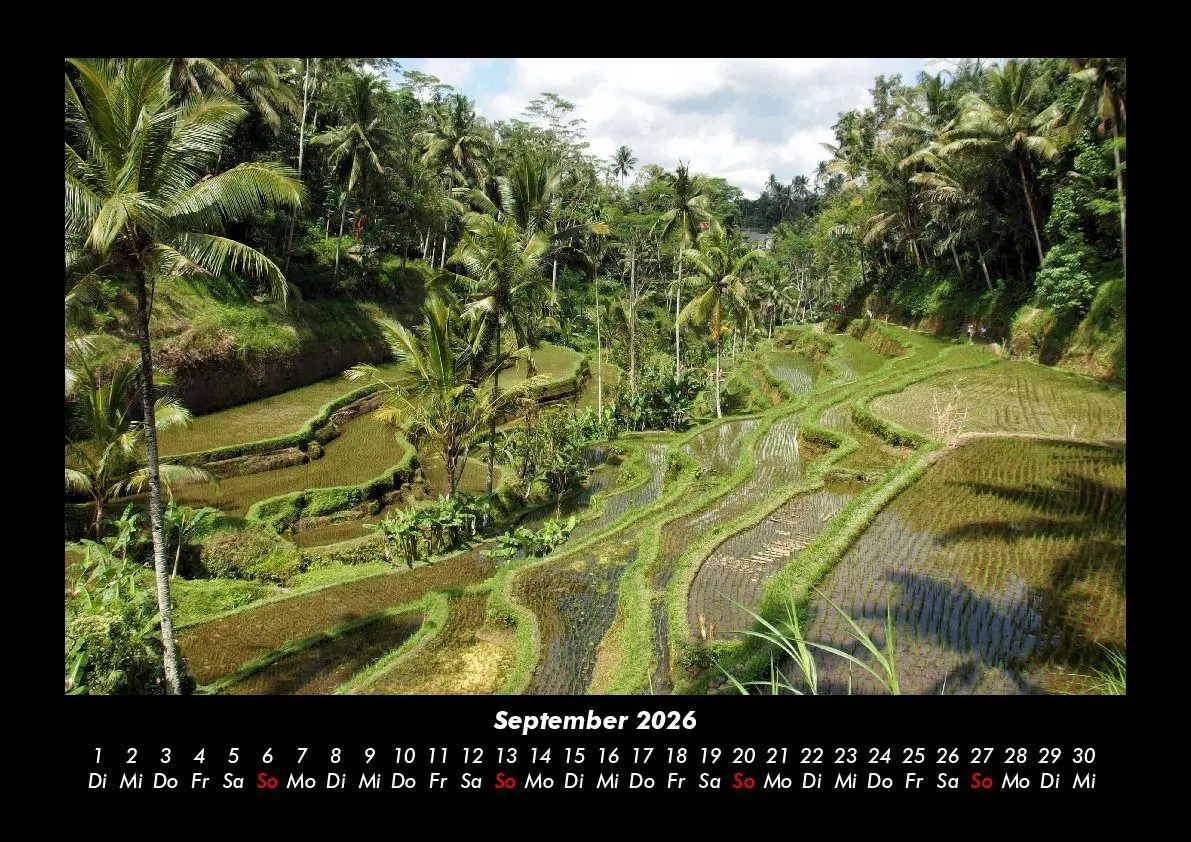 Bild: 9783695414109 | Bali 2026 Fotokalender DIN A3 | Tobias Becker | Kalender | Deutsch