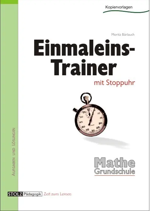 Cover: 9783897784109 | Einmaleins-Trainer mit Stoppuhr | Moritz Bärlauch | Broschüre | 32 S.