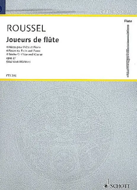 Cover: 9790001154109 | Joueurs de flûte | 4 Pieces | Albert Roussel | Buch | Deutsch | 2009