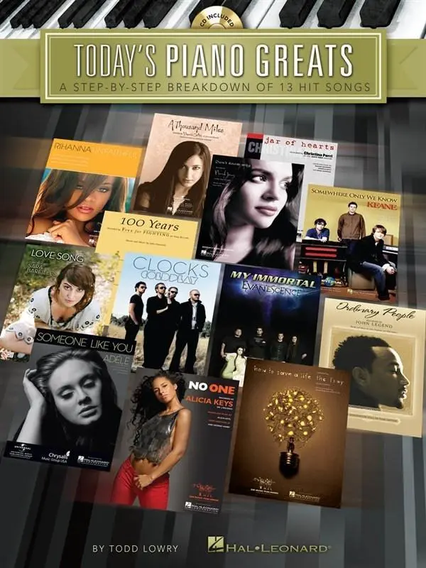 Cover: 9781476814209 | Today's Piano Greats | A Step-By-Step Breakdown of 13 Hit Songs | Buch