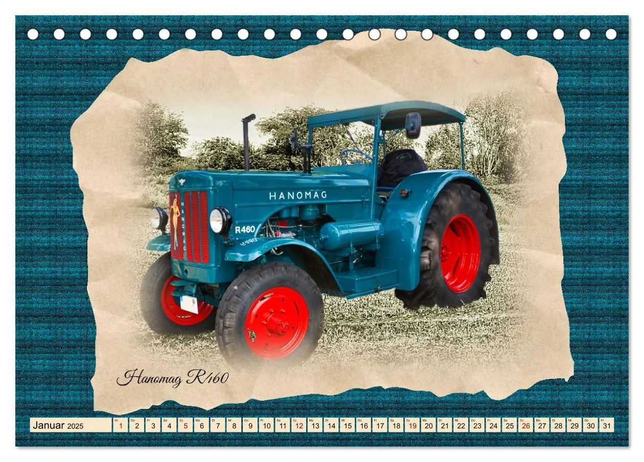 Bild: 9783383864209 | Hanomag Schlepper (Tischkalender 2025 DIN A5 quer), CALVENDO...