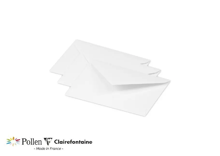 Umschlag Pollen Mini 75 x 100 mm 120g 20 Stück, Weiss