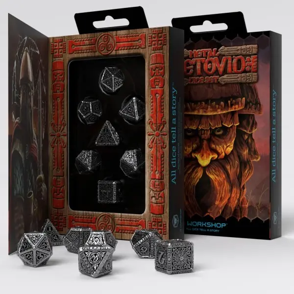 Cover: 5907699494309 | Metal Svetovid Dice Set (7) | QWOMSV35 | 2021 | Q-Workshop