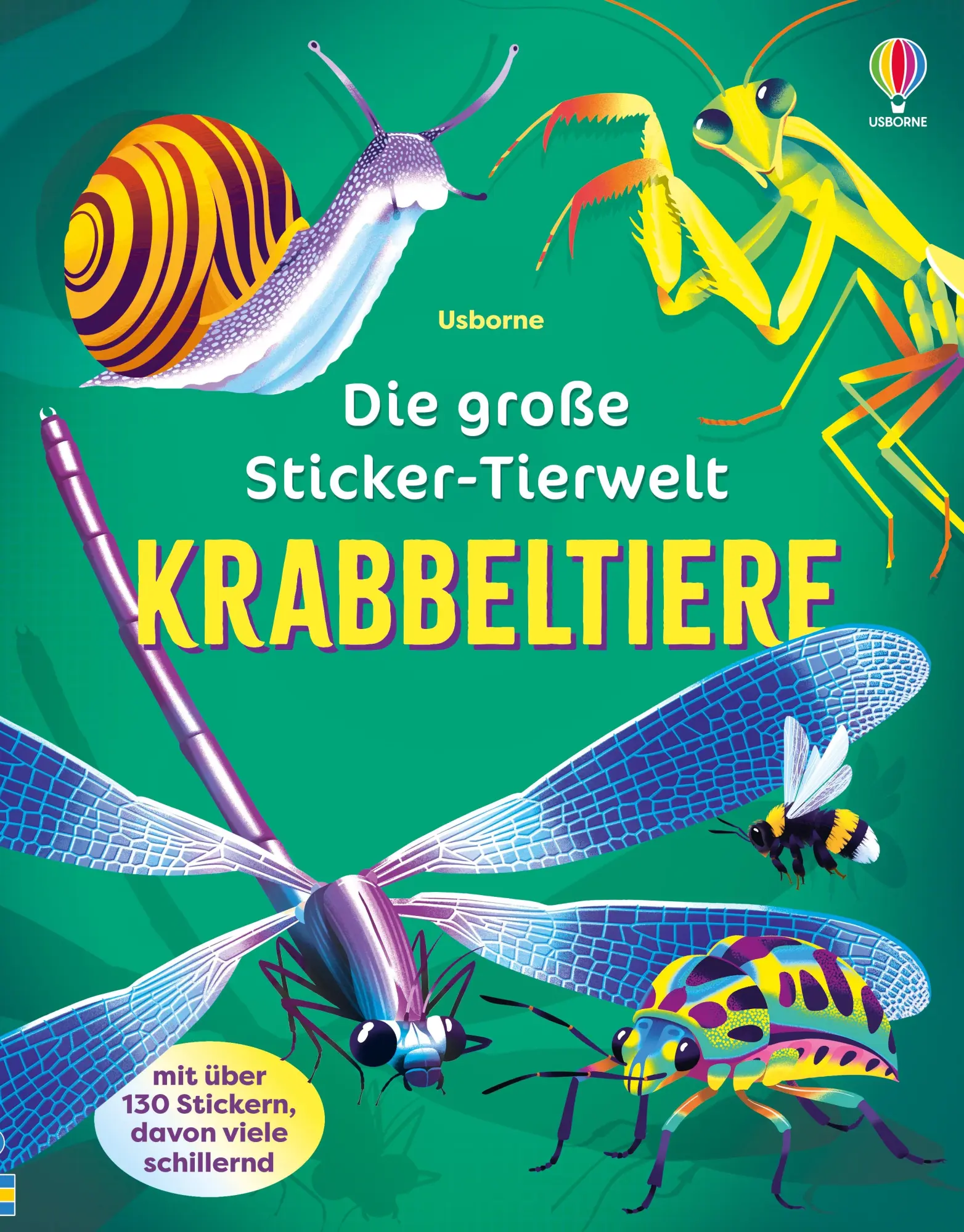 Cover: 9781035704309 | Die große Sticker-Tierwelt: Krabbeltiere | Alice James | Taschenbuch