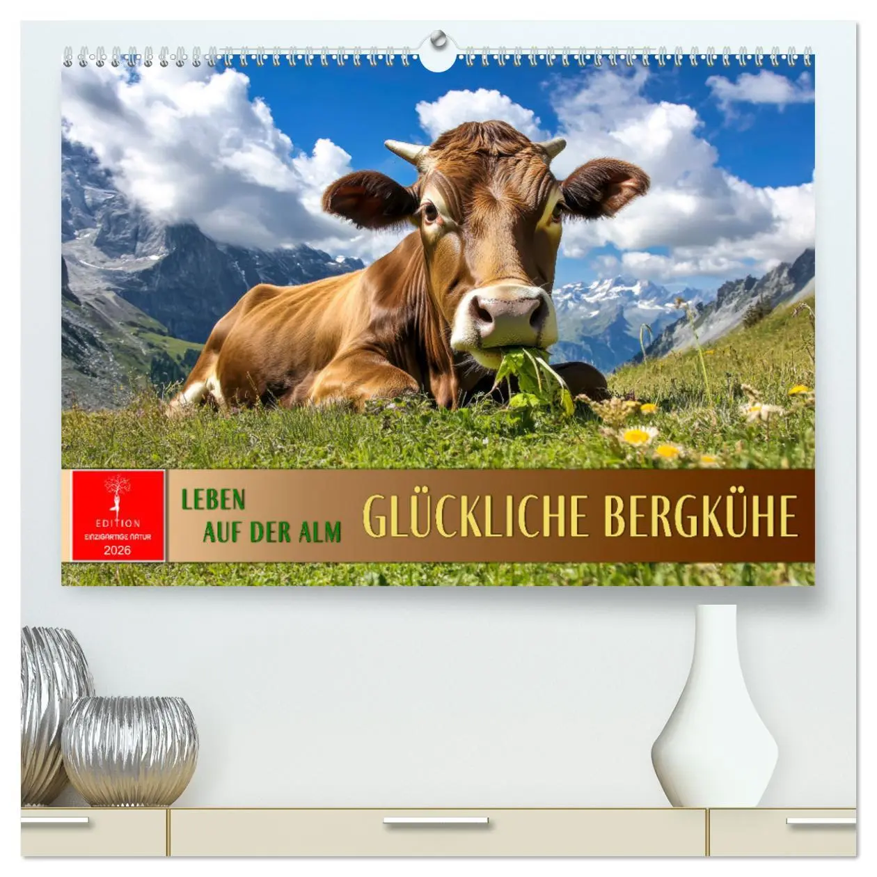 Cover: 9783457274309 | Glückliche Bergkühe - Leben auf der Alm (hochwertiger Premium...