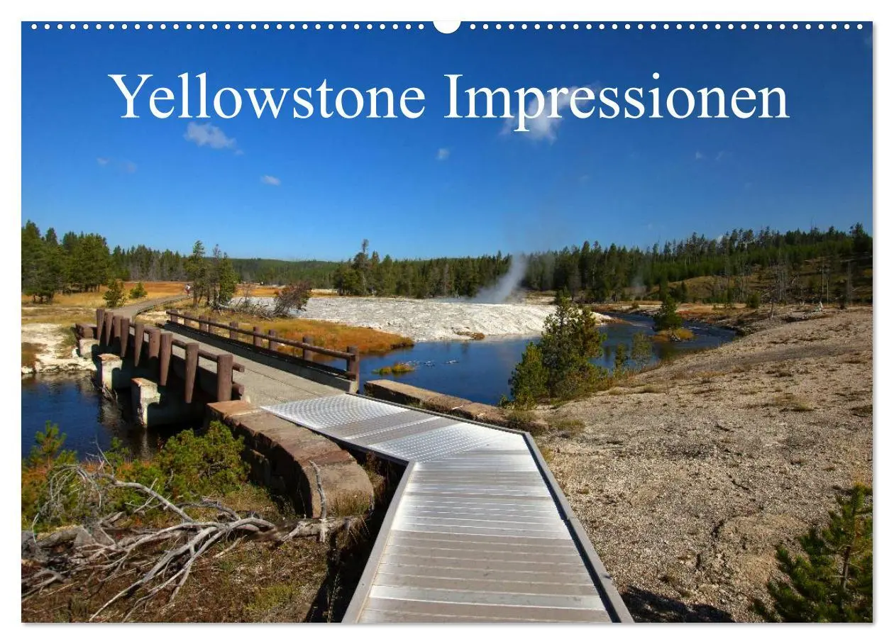 Cover: 9783457964309 | Yellowstone Impressionen (Wandkalender 2026 DIN A2 quer), CALVENDO...
