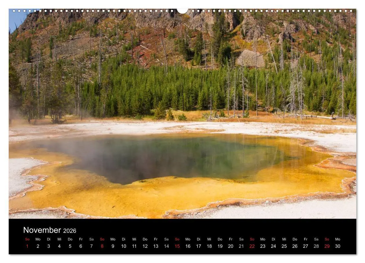 Bild: 9783457964309 | Yellowstone Impressionen (Wandkalender 2026 DIN A2 quer), CALVENDO...