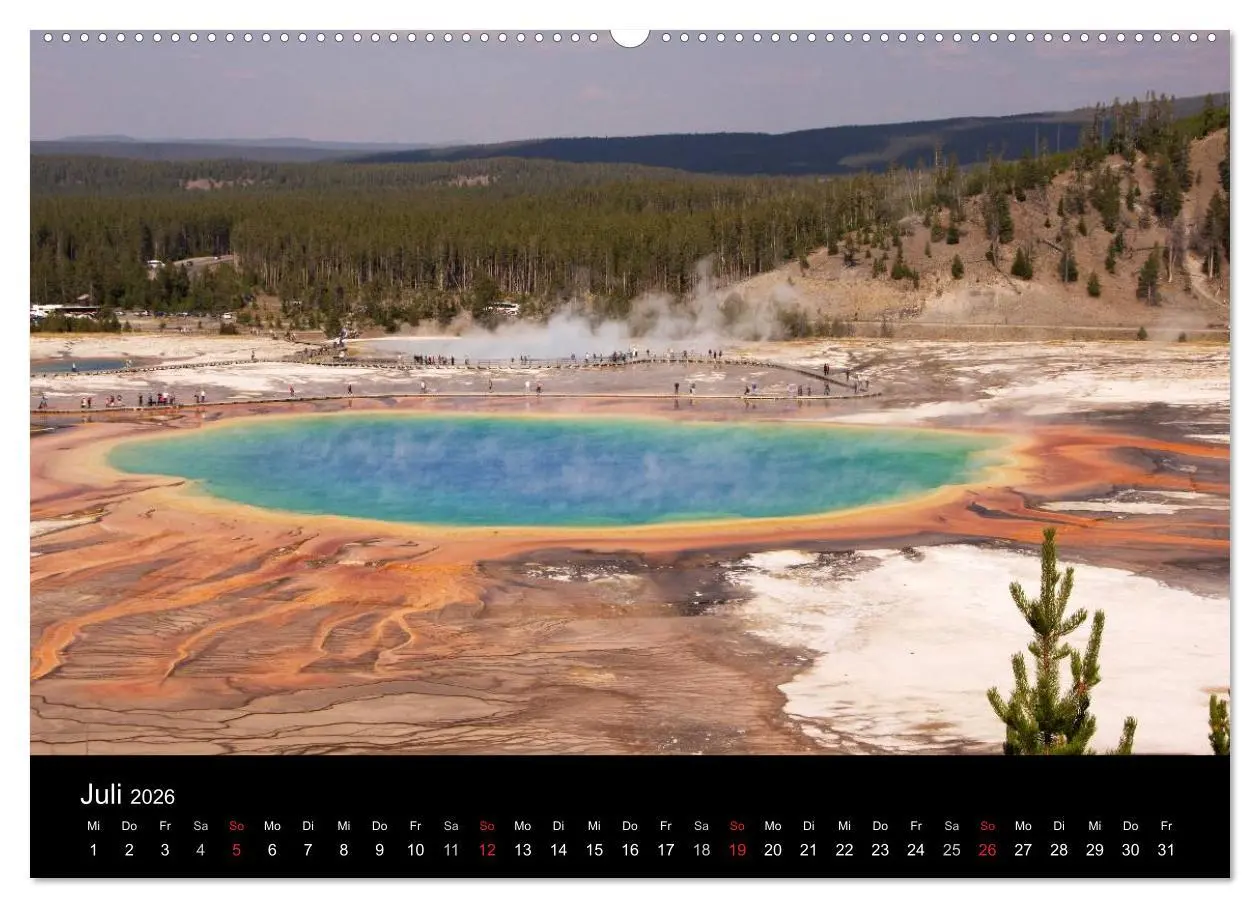 Bild: 9783457964309 | Yellowstone Impressionen (Wandkalender 2026 DIN A2 quer), CALVENDO...