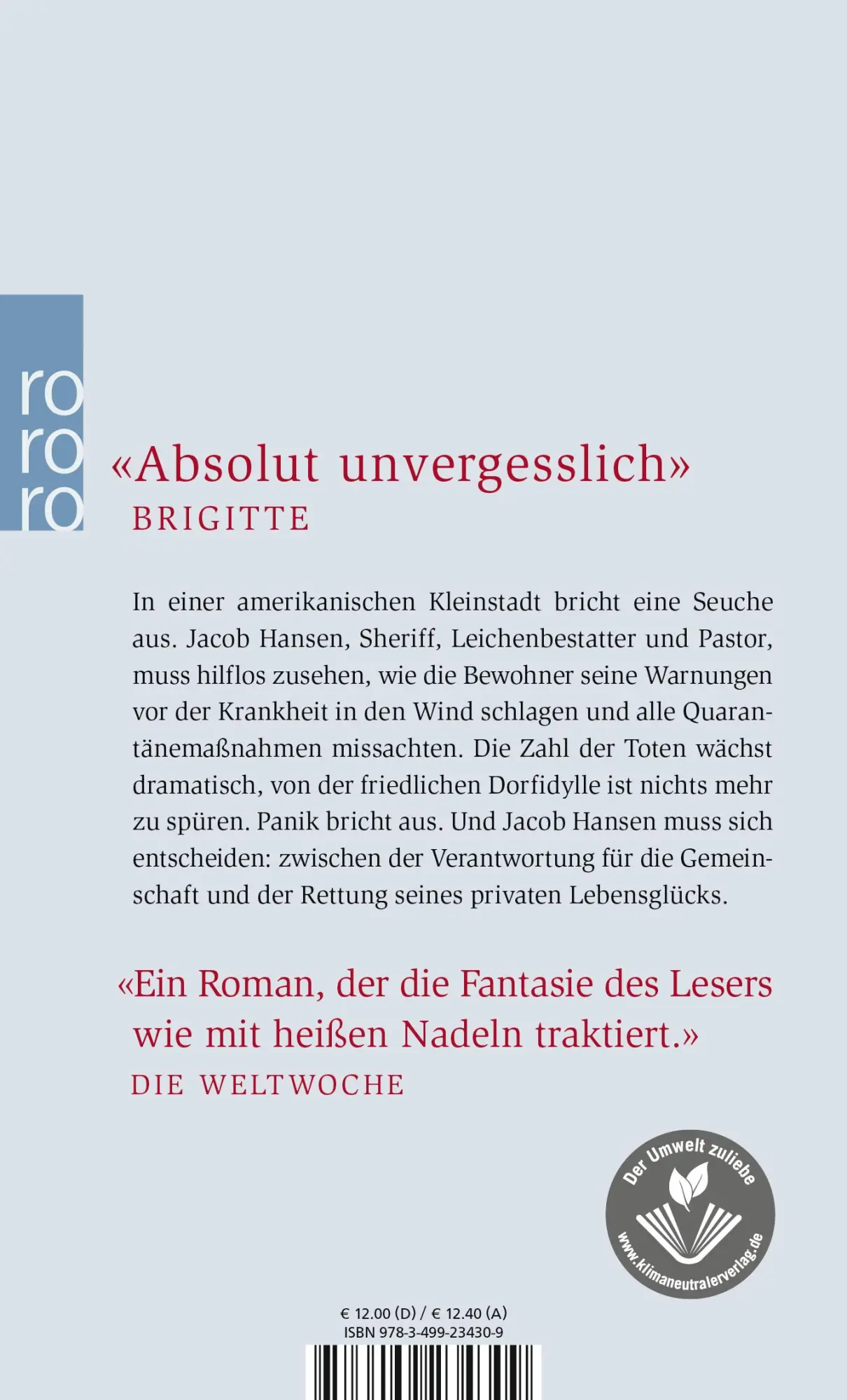 Rückseite: 9783499234309 | Das Glück der anderen | Stewart O'Nan | Taschenbuch | 224 S. | Deutsch