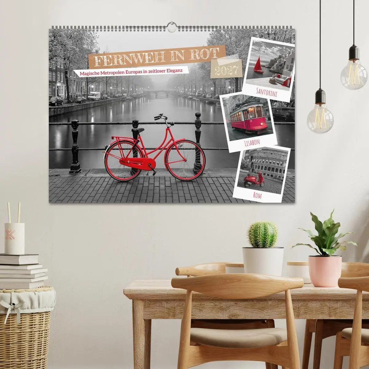 Bild: 9783594274309 | Fernweh in Rot (Wandkalender 2027 DIN A2 quer), CALVENDO...