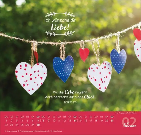 Bild: 9783819304309 | Die allerbesten Wünsche für dich 2027 | Verlag Korsch | Kalender