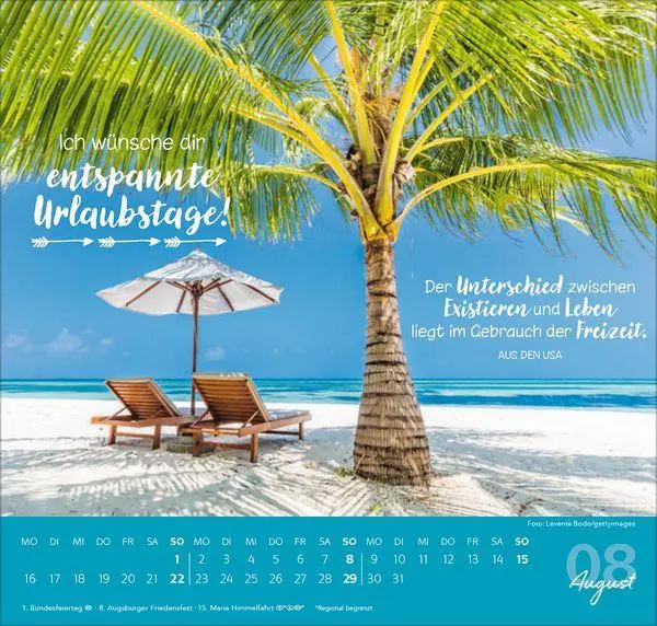 Bild: 9783819304309 | Die allerbesten Wünsche für dich 2027 | Verlag Korsch | Kalender