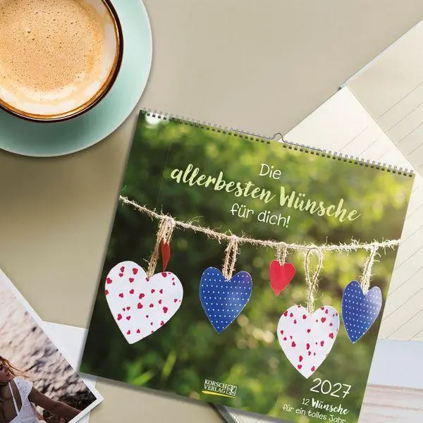 Bild: 9783819304309 | Die allerbesten Wünsche für dich 2027 | Verlag Korsch | Kalender