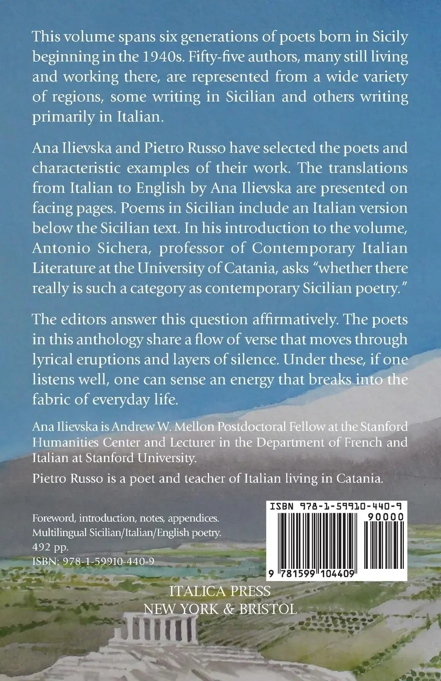 Rückseite: 9781599104409 | Contemporary Sicilian Poetry | A Multilingual Anthology | Taschenbuch