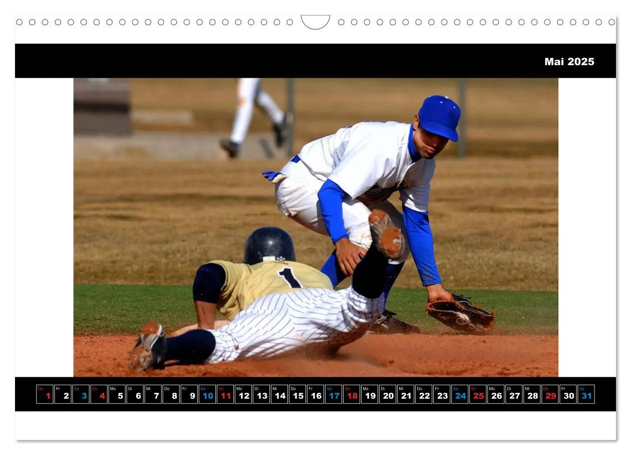 Bild: 9783435484409 | Kultsport Baseball (Wandkalender 2025 DIN A3 quer), CALVENDO...