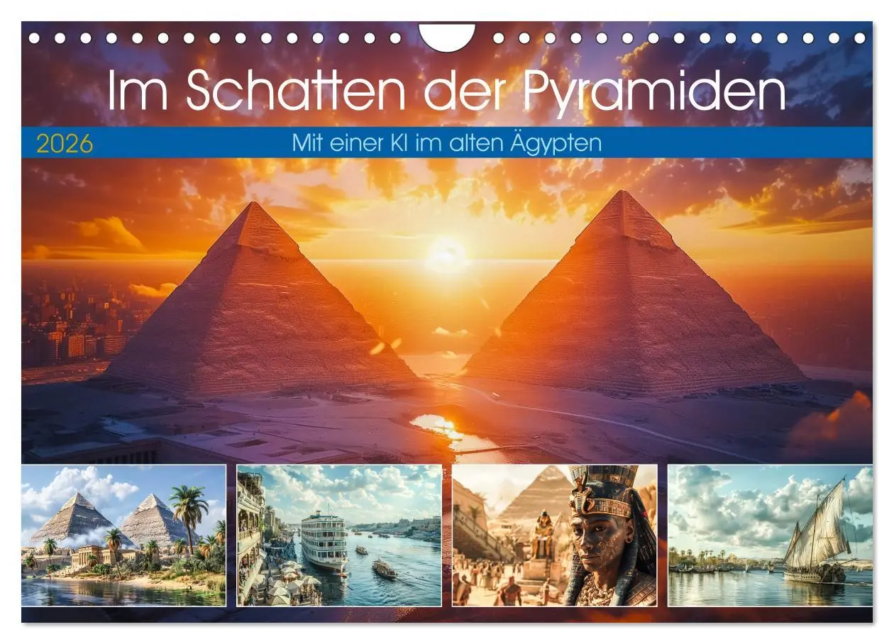 Cover: 9783457334409 | Im Schatten der Pyramiden (Wandkalender 2026 DIN A4 quer), CALVENDO...