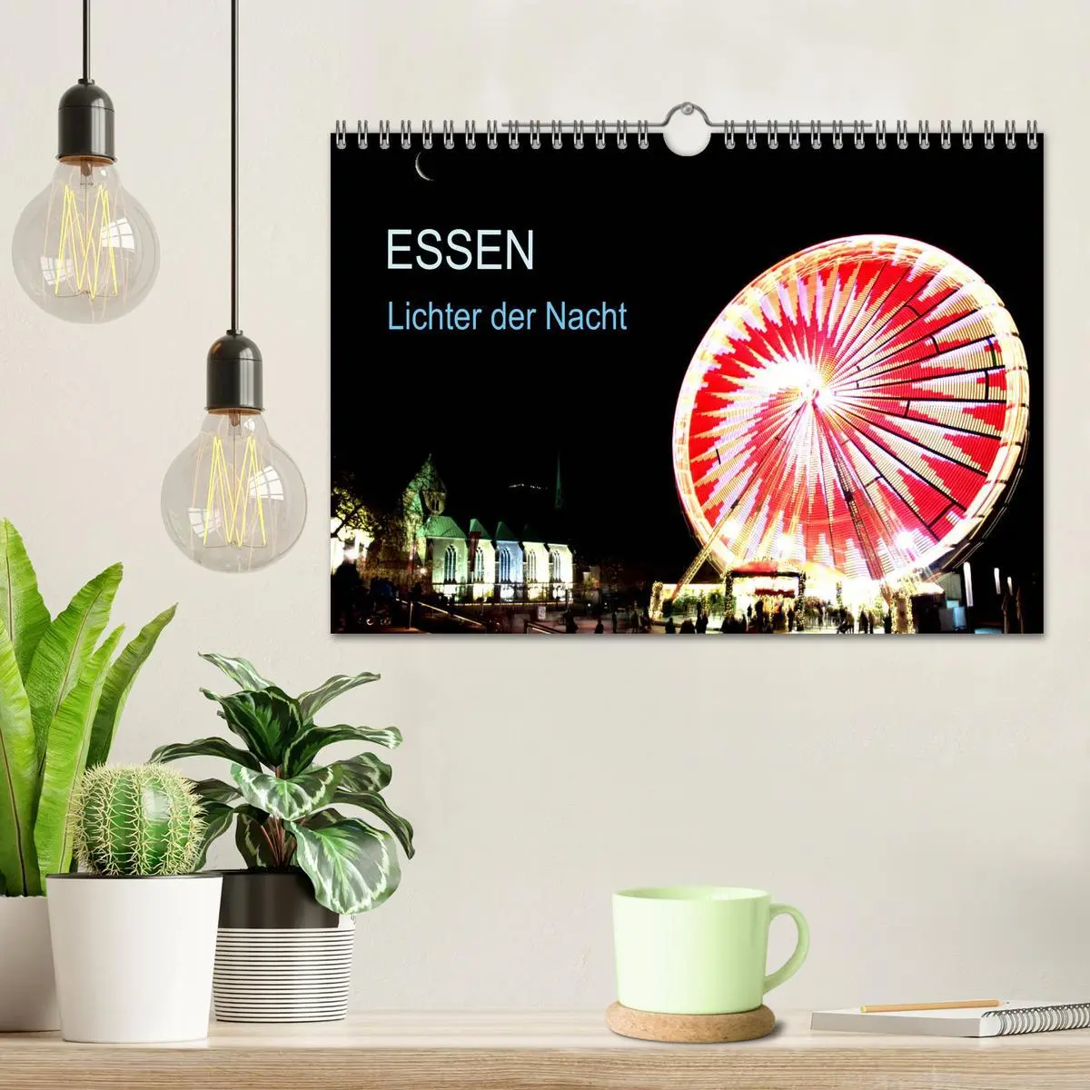 Bild: 9783457884409 | Essen Lichter der Nacht (Wandkalender 2026 DIN A4 quer), CALVENDO...