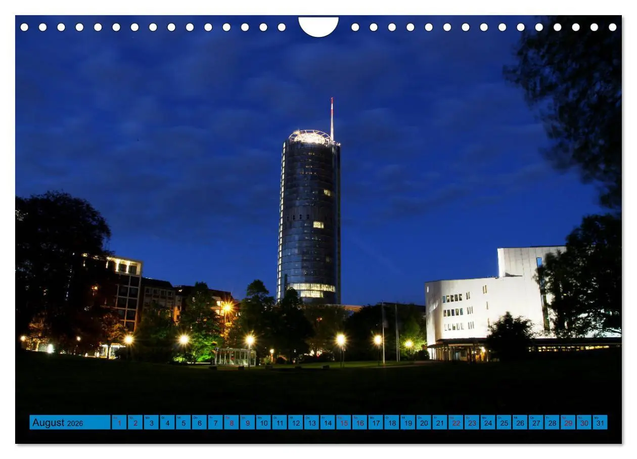 Bild: 9783457884409 | Essen Lichter der Nacht (Wandkalender 2026 DIN A4 quer), CALVENDO...