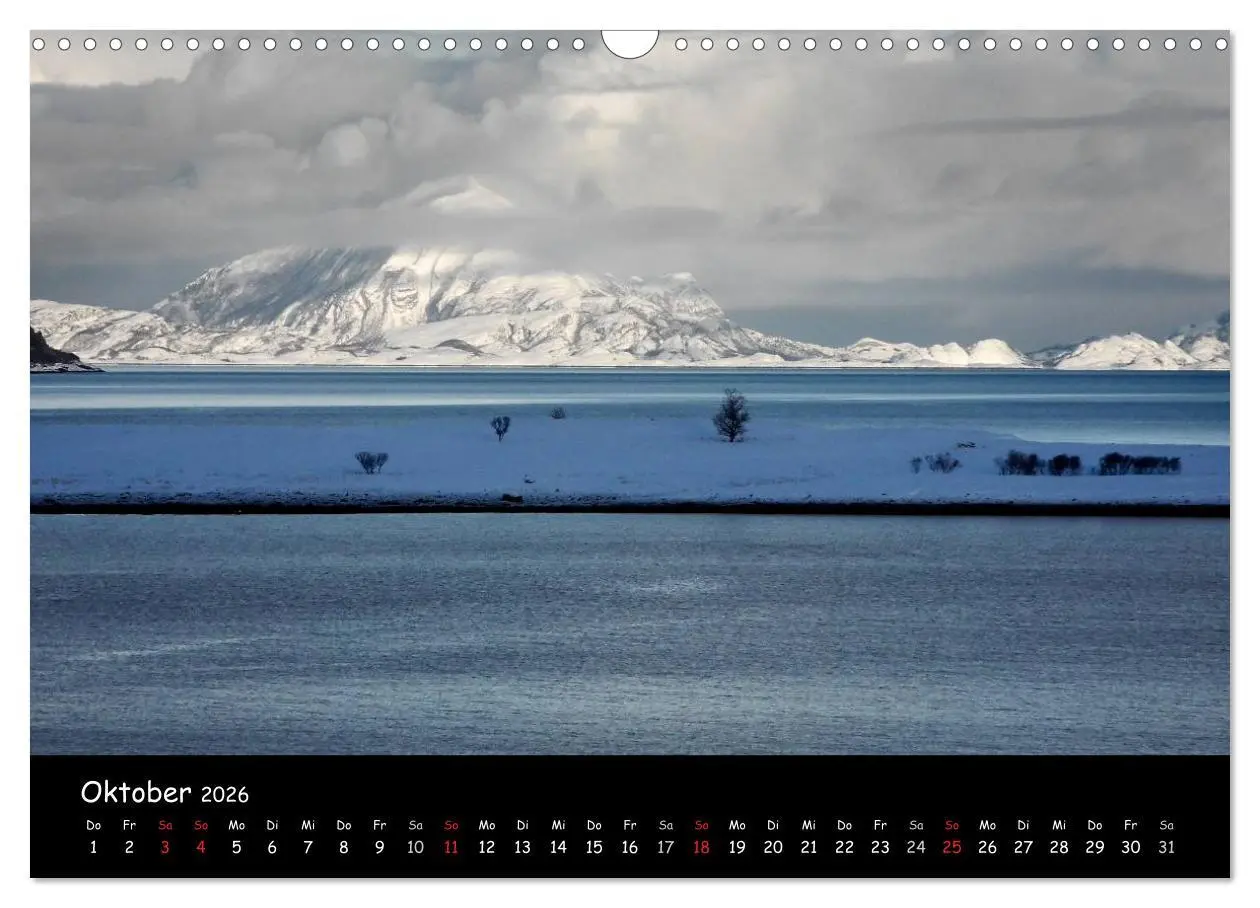 Bild: 9783516114409 | Norwegen (Wandkalender 2026 DIN A3 quer), CALVENDO Monatskalender