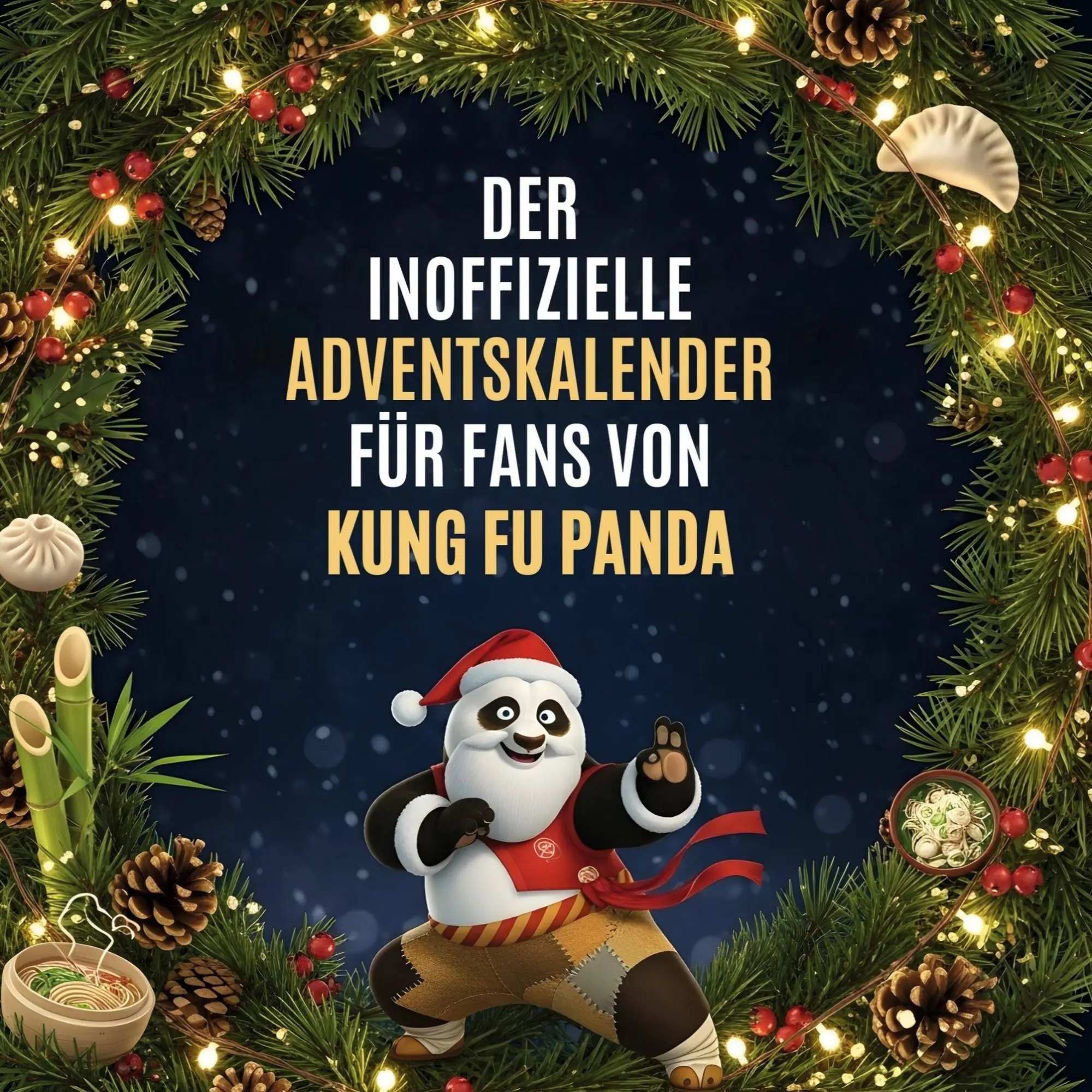 Cover: 9783695314409 | Der inoffizielle Adventskalender für Fans von Kung Fu Panda | Buch