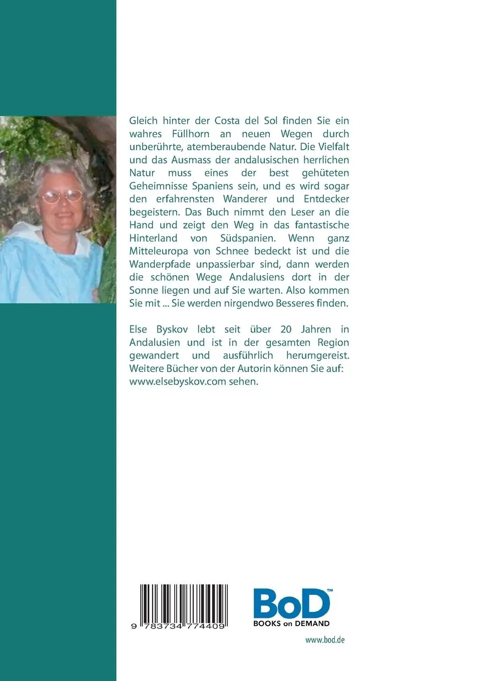 Rückseite: 9783734774409 | Zu Fuß in Andalusien | 40 Wanderausflüge in Südspanien | Else Byskov