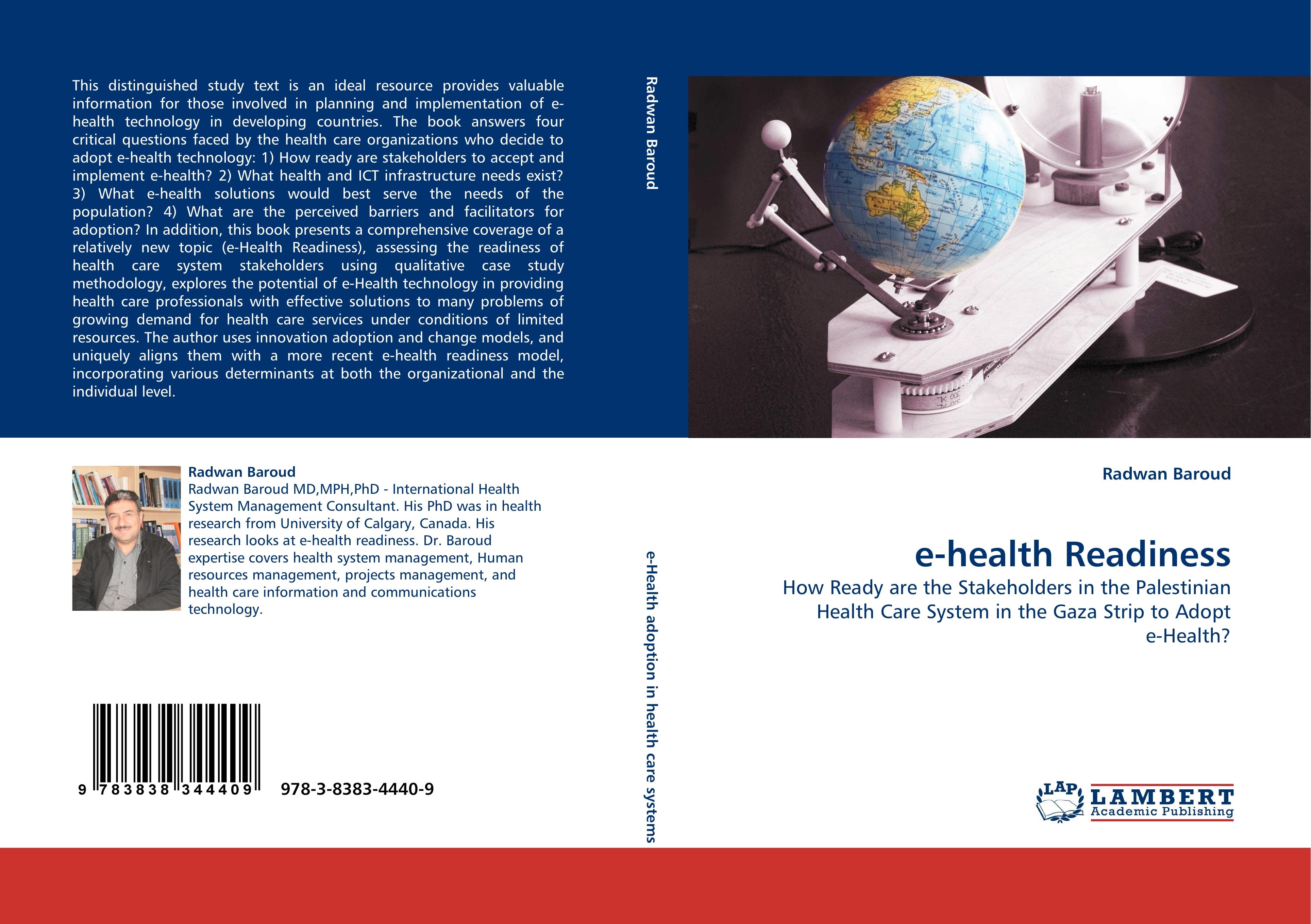 e-health Readiness | How Ready are the Stakeholders in the Palestinian Health Care System in the Gaza Strip to Adopt e-Health? | Radwan Baroud | Taschenbuch | Paperback | 272 S. | Englisch | 2010 - Baroud, Radwan