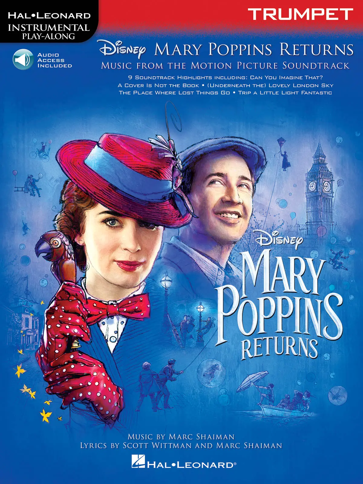 Cover: 888680914509 | Mary Poppins Returns for Trumpet | Instrumental Play-Along Series