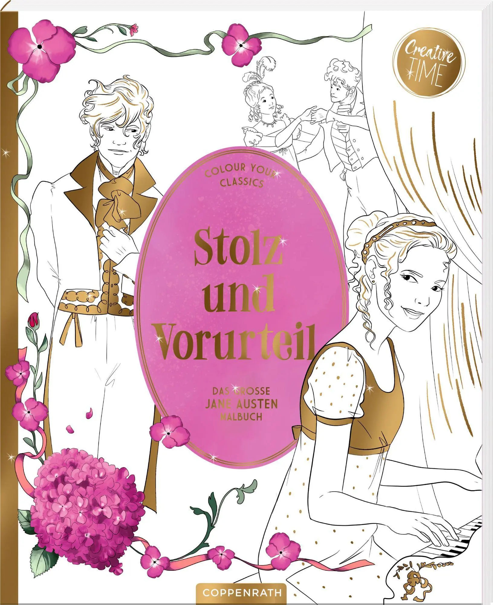 Cover: 4050003954509 | Stolz und Vorurteil - Das große Jane Austen-Malbuch | Ludovic Sallé