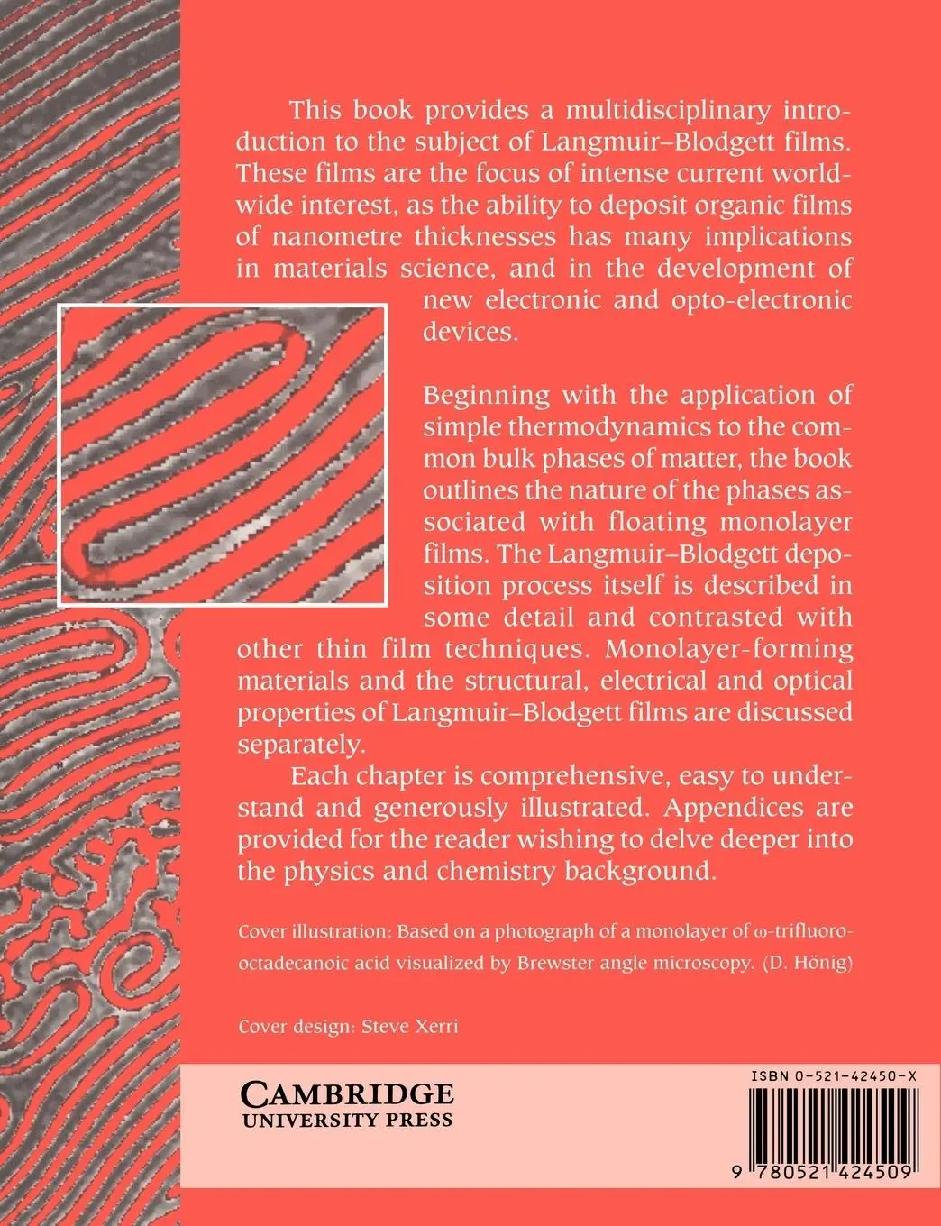 Rückseite: 9780521424509 | Langmuir-Blodgett Films | An Introduction | Michelle Petty (u. a.)