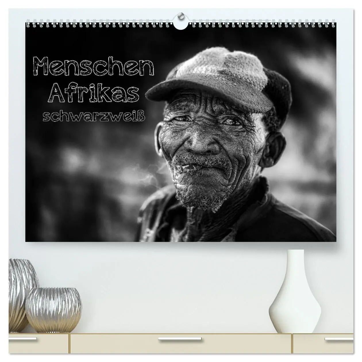 Cover: 9783516034509 | Menschen Afrikas schwarzweiß (hochwertiger Premium Wandkalender...