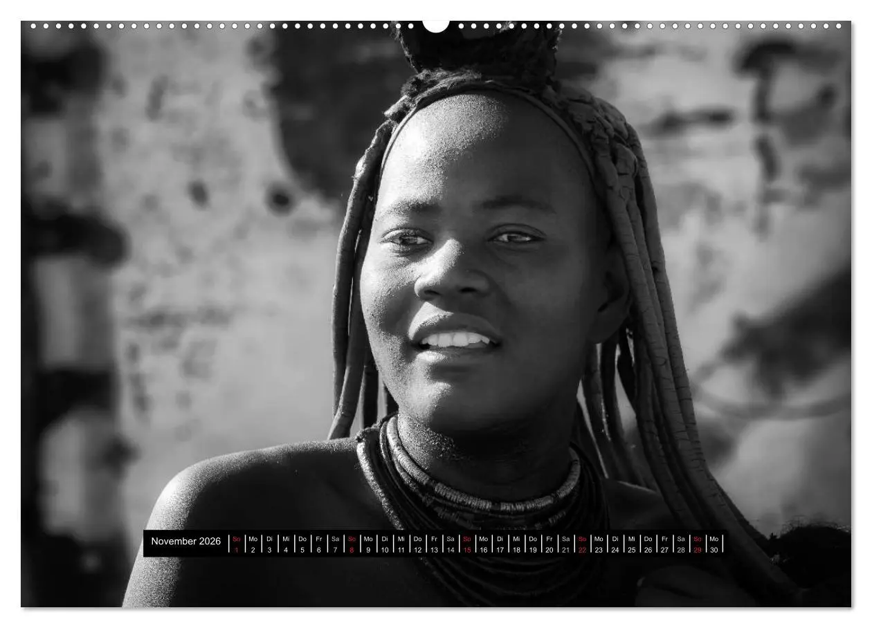 Bild: 9783516034509 | Menschen Afrikas schwarzweiß (hochwertiger Premium Wandkalender...