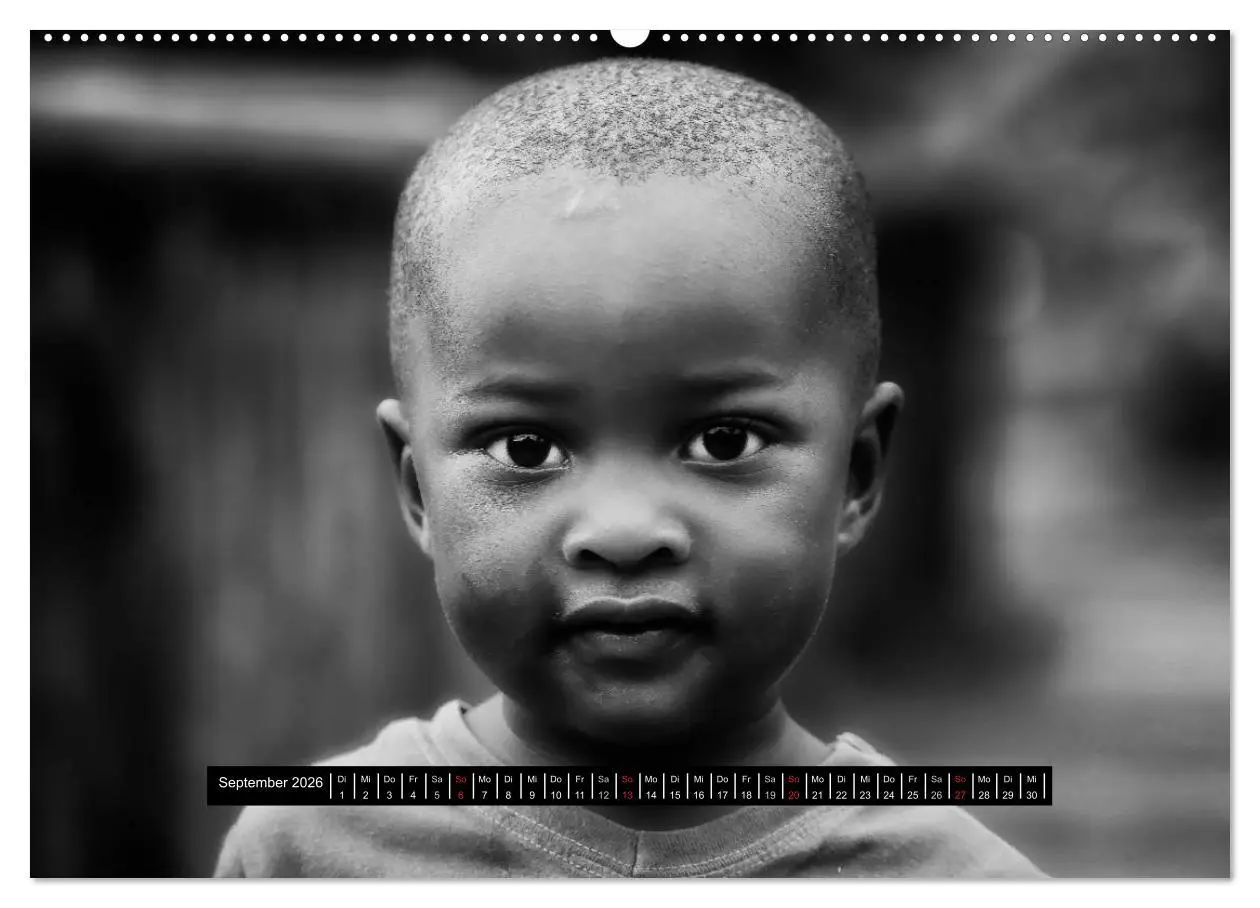 Bild: 9783516034509 | Menschen Afrikas schwarzweiß (hochwertiger Premium Wandkalender...