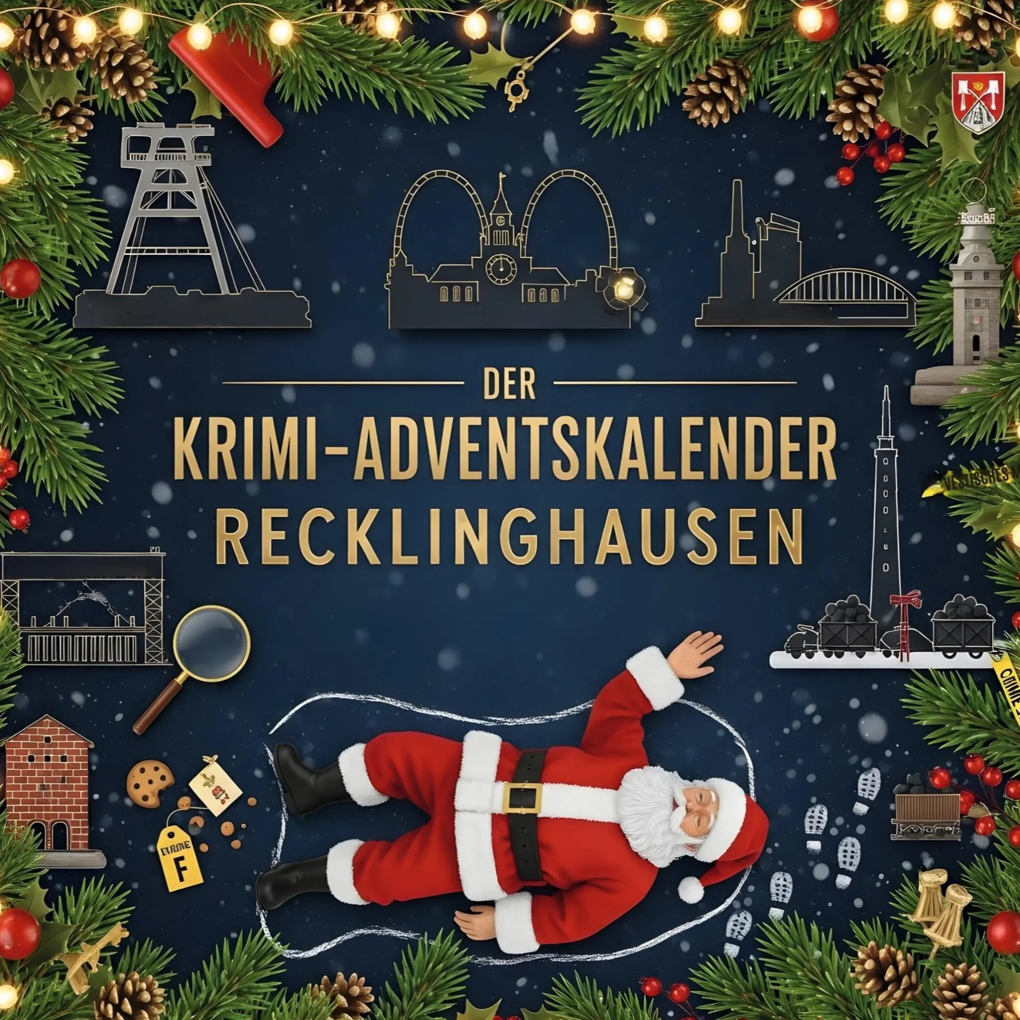 Cover: 9783695304509 | Der Krimi-Adventskalender Recklinghausen | Mordsverdächtig in 24 Akten