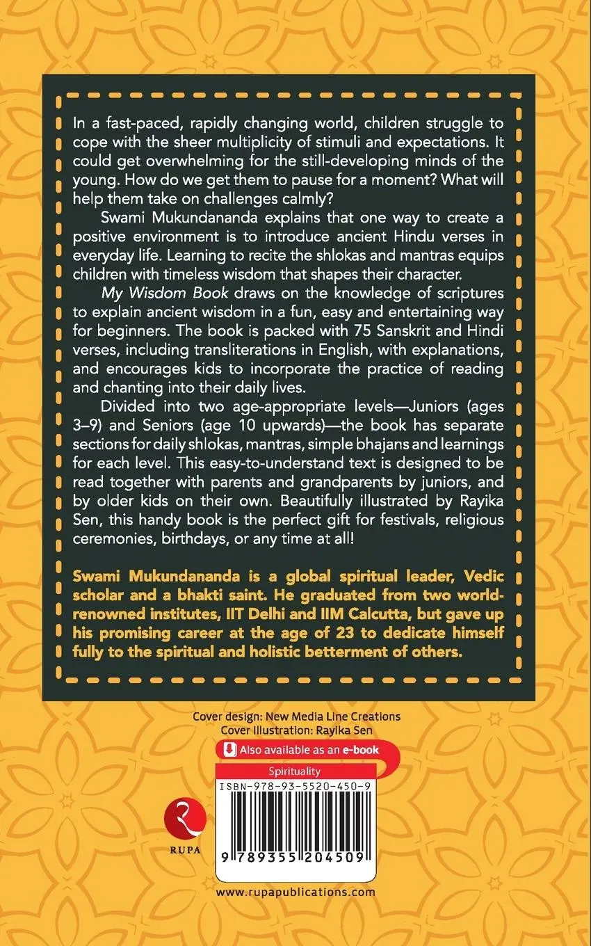 Rückseite: 9789355204509 | MY WISDOM BOOK Everyday Shlokas, Mantras, Bhajans and More | Buch
