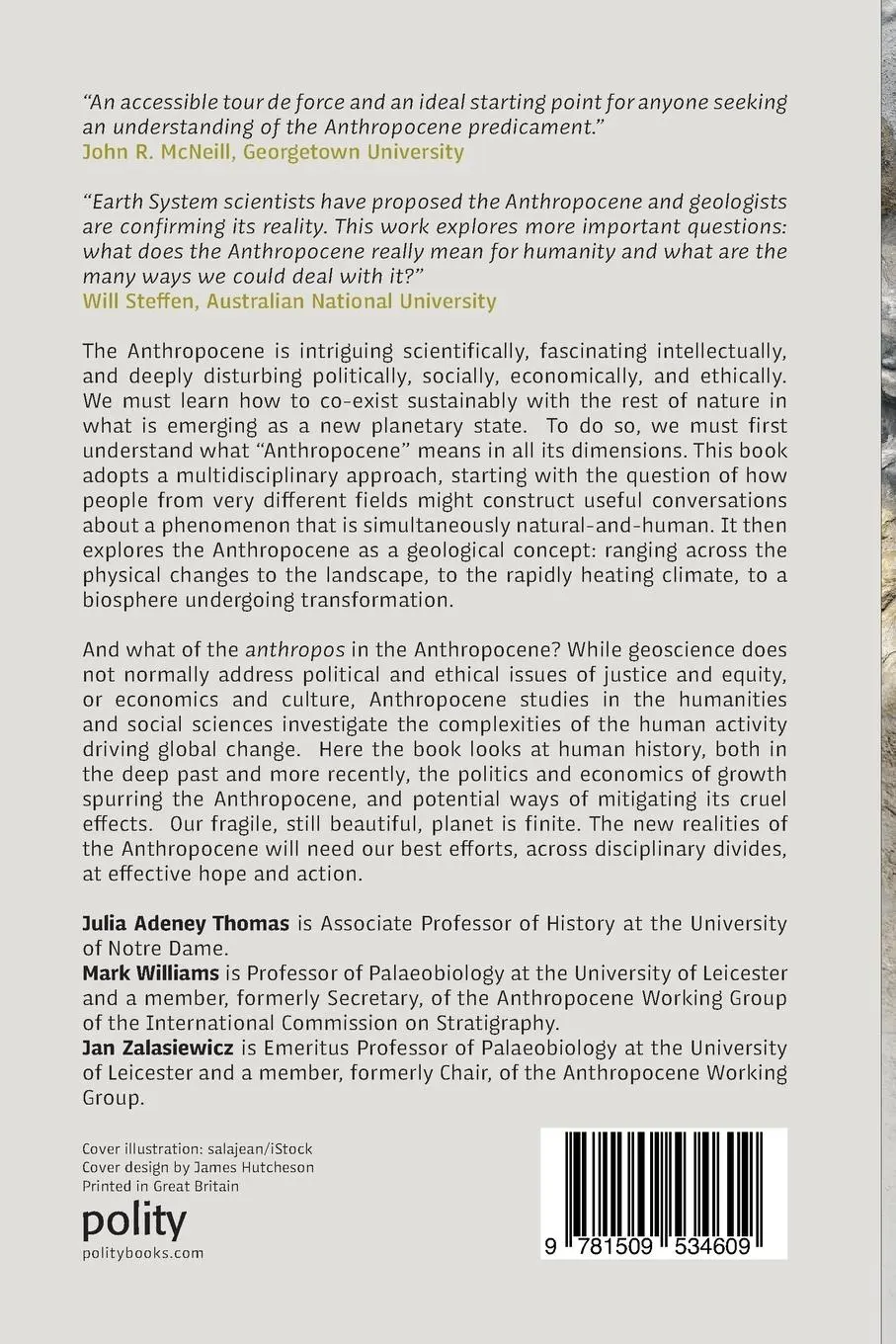 Rückseite: 9781509534609 | The Anthropocene | A Multidisciplinary Approach | Thomas (u. a.)