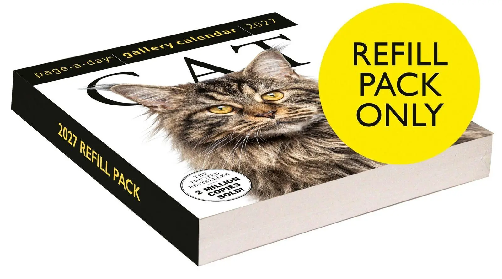 Cover: 9781523534609 | Cat Page-A-Day(r) Gallery Calendar Refill Pack 2027 | Calendars | 2027