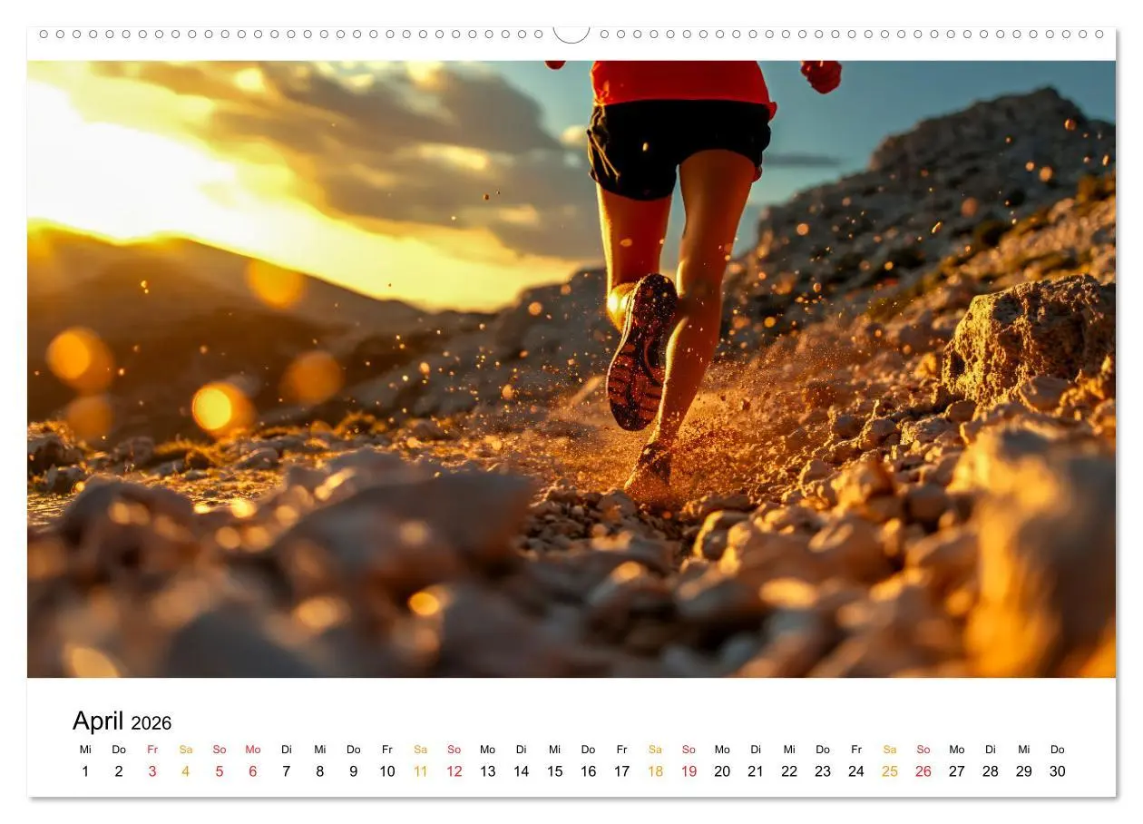 Bild: 9783457314609 | Trailrunning Power (Wandkalender 2026 DIN A2 quer), CALVENDO...